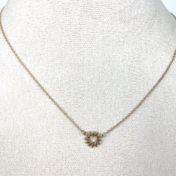 Marina De Buchi Jewelry - Marina De Buchi Gold-Plated You Are My Sunshine Necklace With Sunflower Pendant